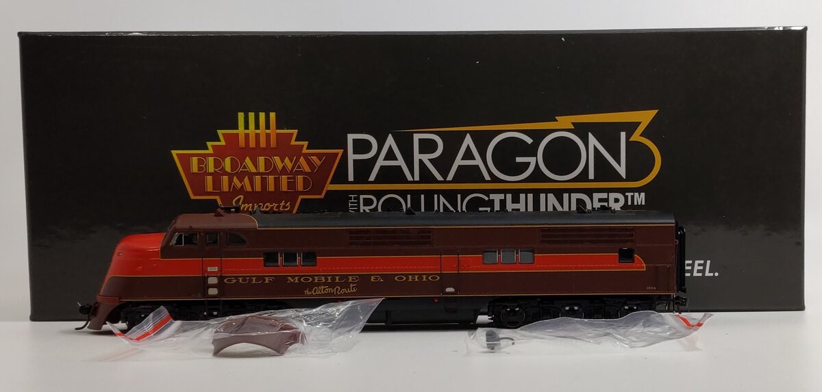Broadway Limited 5505 HO Gulf Mobile & Ohio EMC EA/A P3 Diesel Loco #100A