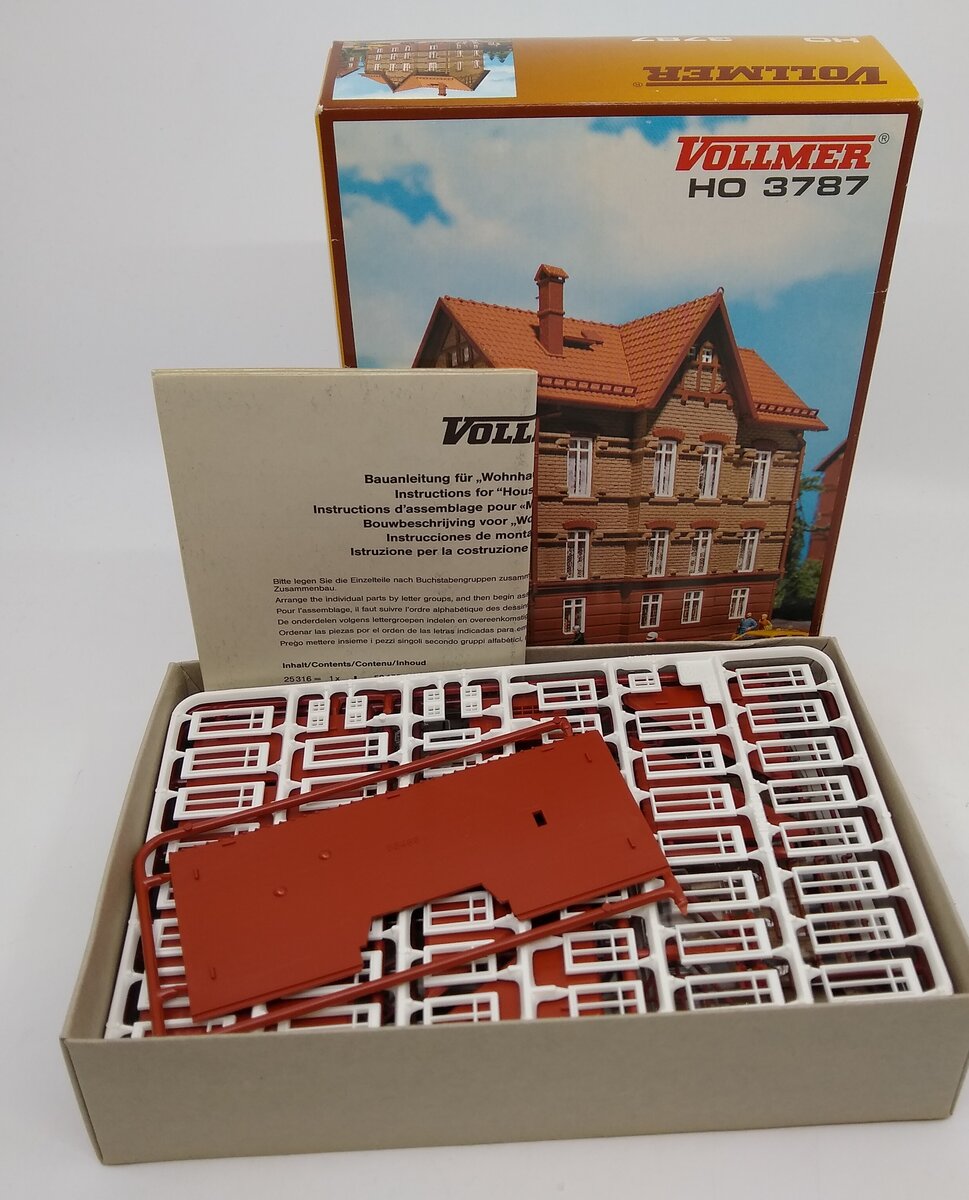 Vollmer 3787 HO House at the Line Building Kit