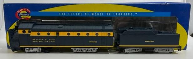 Athearn 93803 HO Scale Santa Fe Rotary Snowplow & Tender #199361