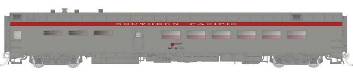 Rapido Trains 124056 HO Scale Southern Pacific Lightweight Diner #10205
