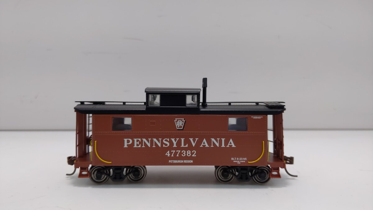 Bowser 41684 HO Pennsylvania N5 Caboose (Shadow Keystone Pittsburgh) #477382