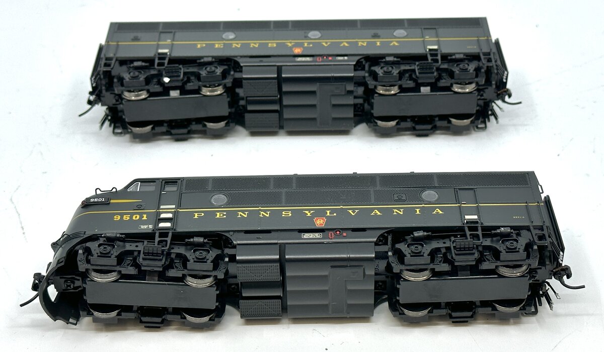 Broadway Limited 4823 HO Pennsylvania EMD F3 A/B Diesel Locomotive #9501A/9501B