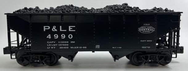 Lionel 6-17070 O Gauge Pittsburgh & Lake Erie Die-Cast Offset Hopper #4990
