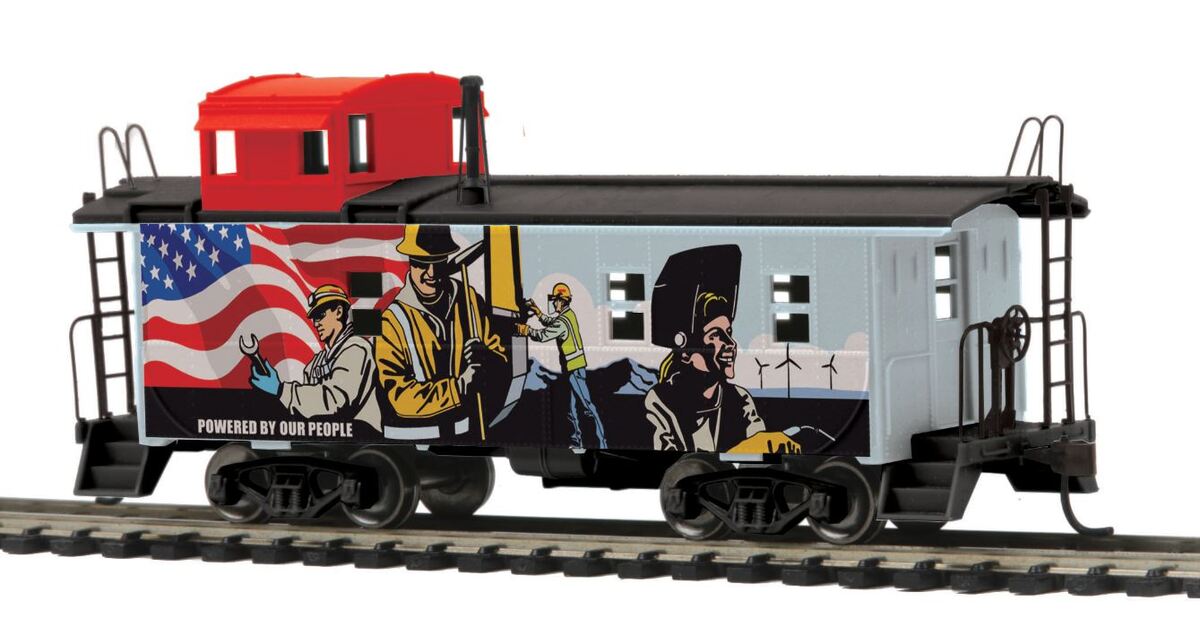 MTH 85-77018 HO Scale Union Pacific Steel Caboose