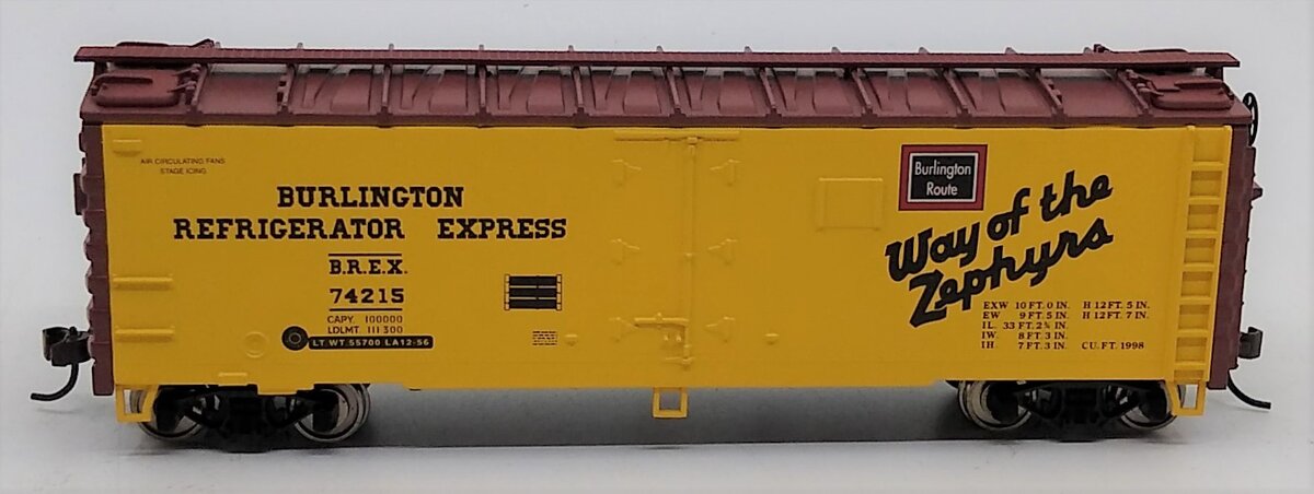 Model Power 2228 HO BREX 41' Metal Reefer #74215