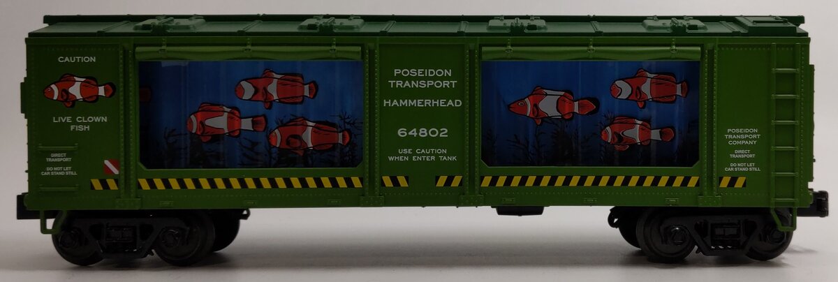 MTH 30-79352 O Gauge Clown Fish Transport Operating Action Car