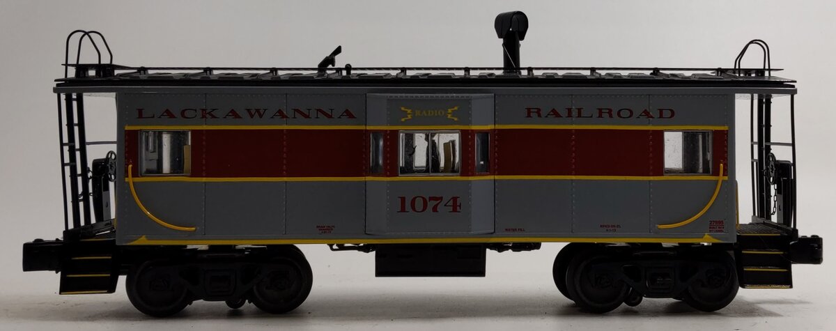 Lionel 6-27695 O Gauge Lackawanna NS Heritage Bay Window Caboose #1074
