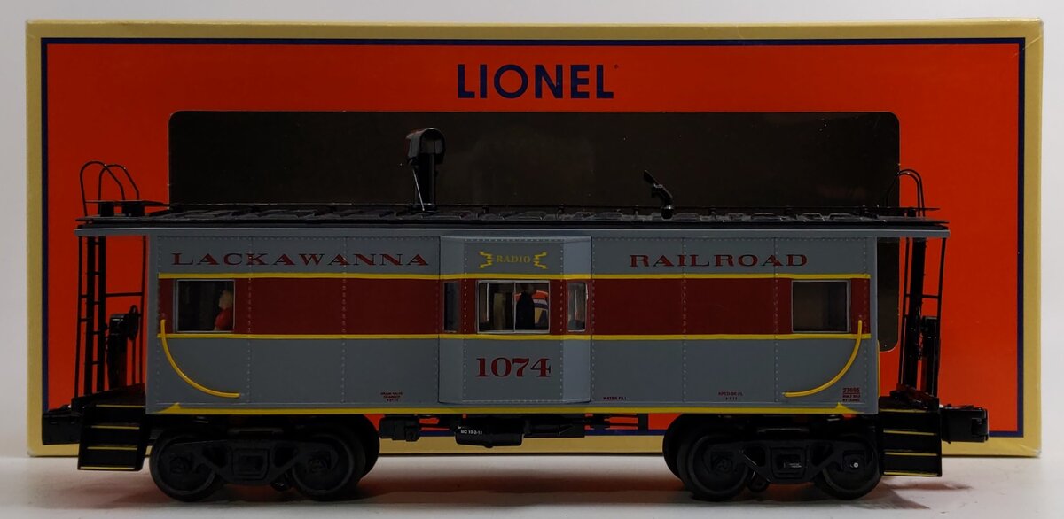Lionel 6-27695 O Gauge Lackawanna NS Heritage Bay Window Caboose #1074