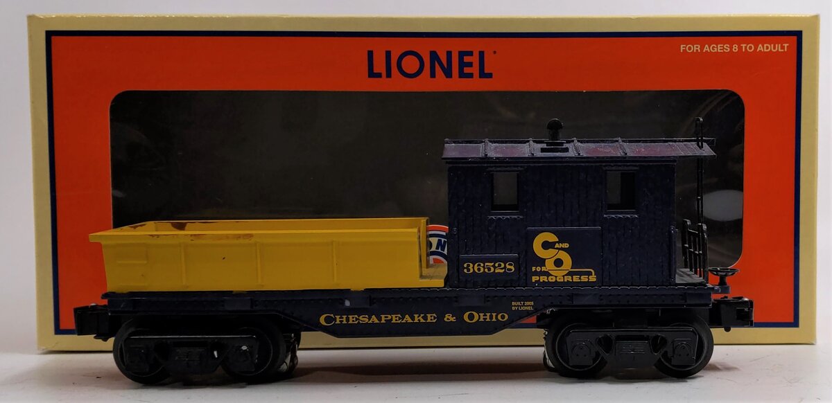 Lionel 6-36528 O Gauge Chesapeake & Ohio Work Caboose