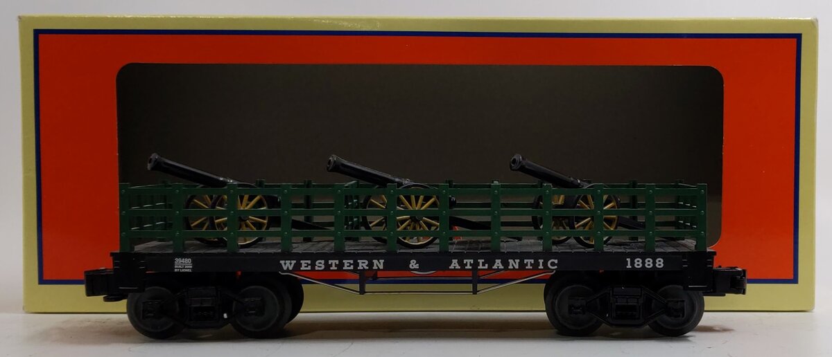 Lionel 6-39480 Western & Atlantic Flatcar with Cannons
