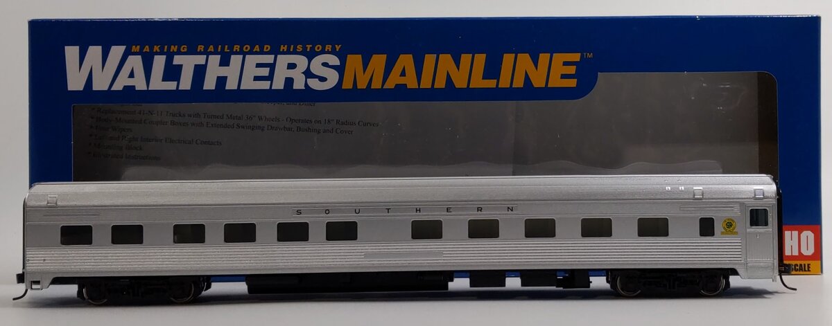 Walthers 910-30111 HO Scale Southern 85' Budd 10-6 Sleeper Car