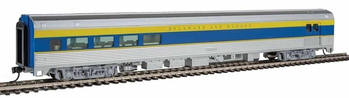Walthers 910-30063 HO Delaware & Hudson 85'''' Budd Baggage-Lounge Car