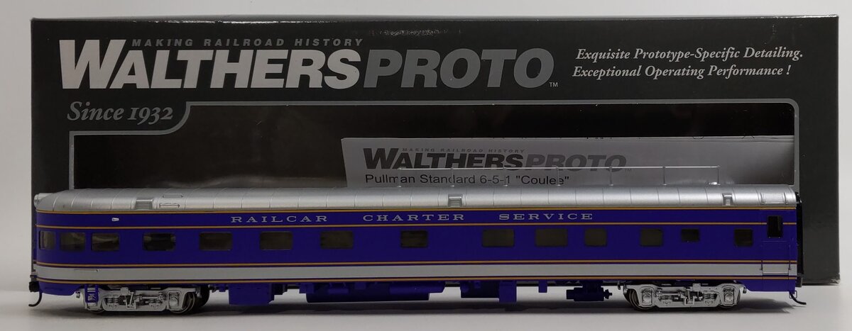 Walthers 920-12902 HO 85' Pullman Standard 6-4-1 Observation Lounge Lighted