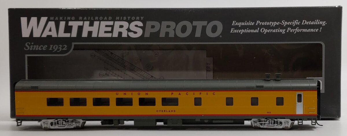 Walthers 920-18103 HO Scale Union Pacific "Overland" ACF 48 Seat Diner Car #302