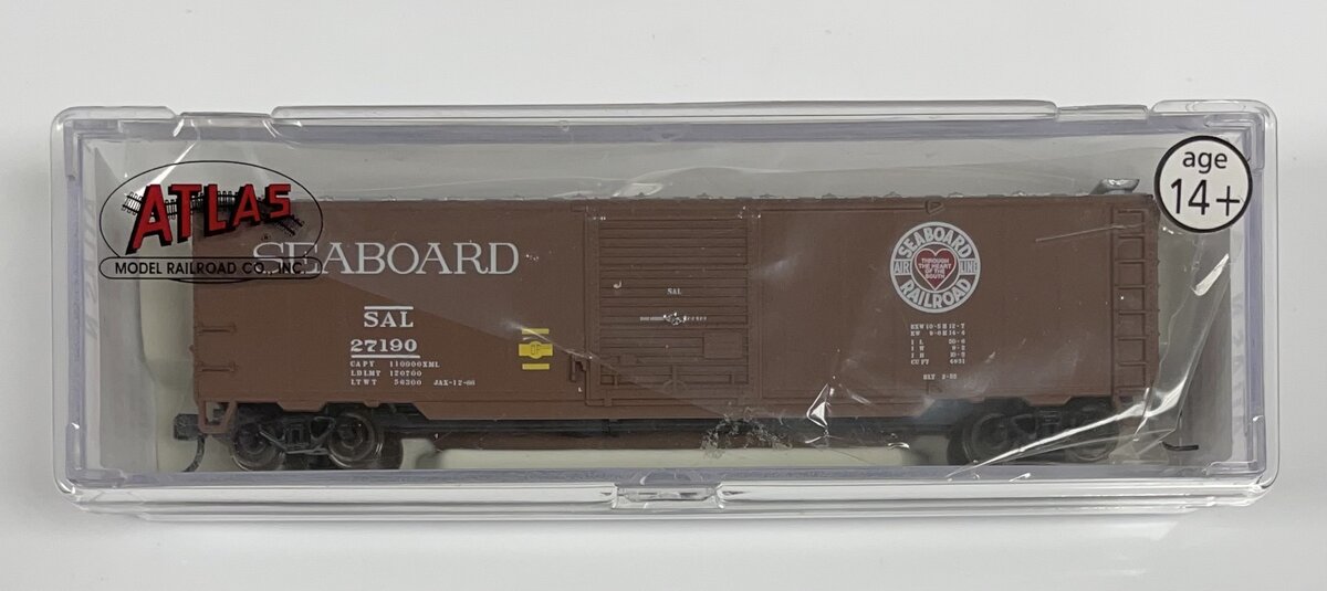 Atlas 38912 N Seaboard Air Line 50' Single Door Boxcar #27190