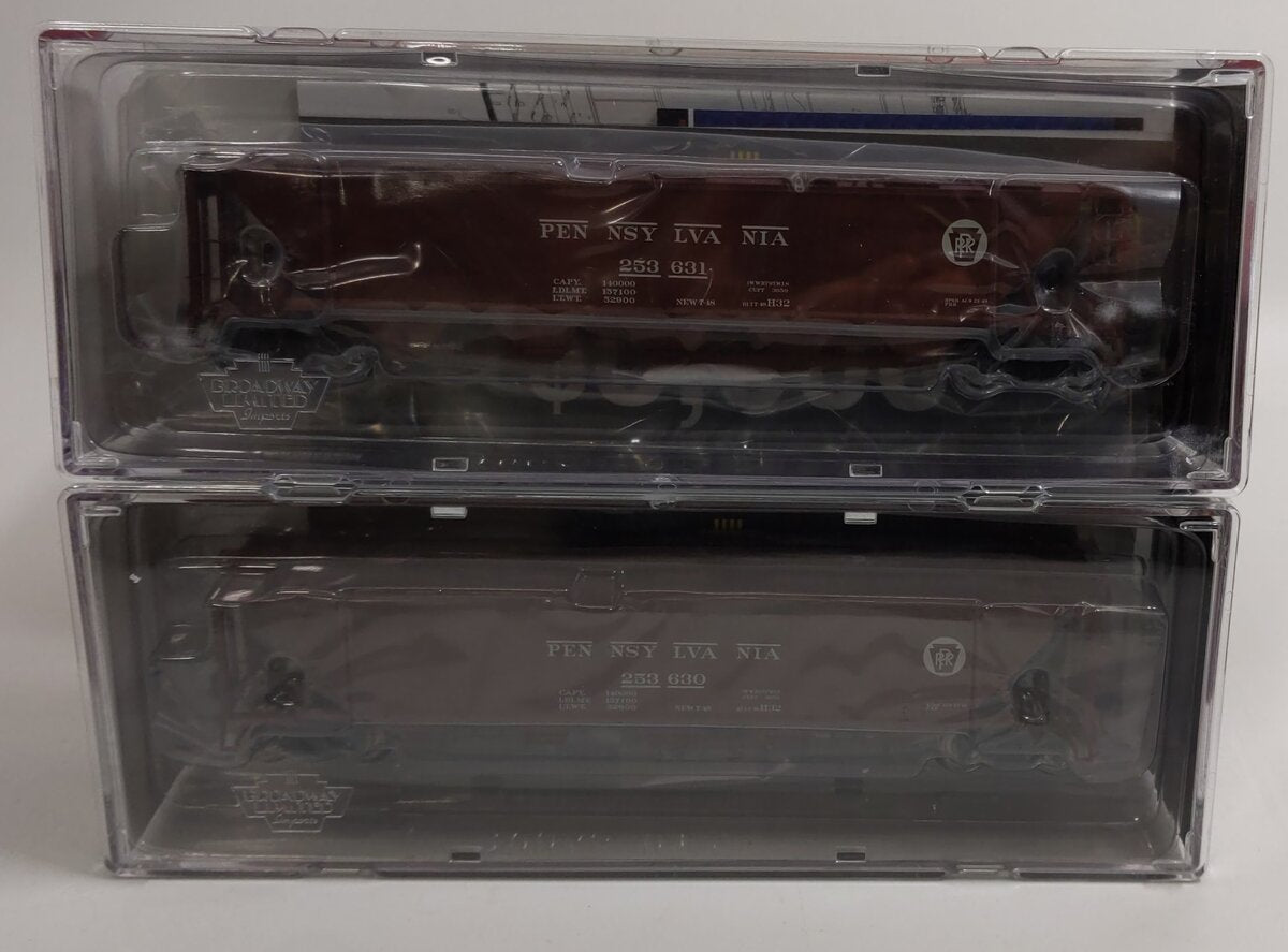 Broadway Limited 4084 HO PRR Class H32 5-Bay Covered Hopper Set B (Pack of 2)