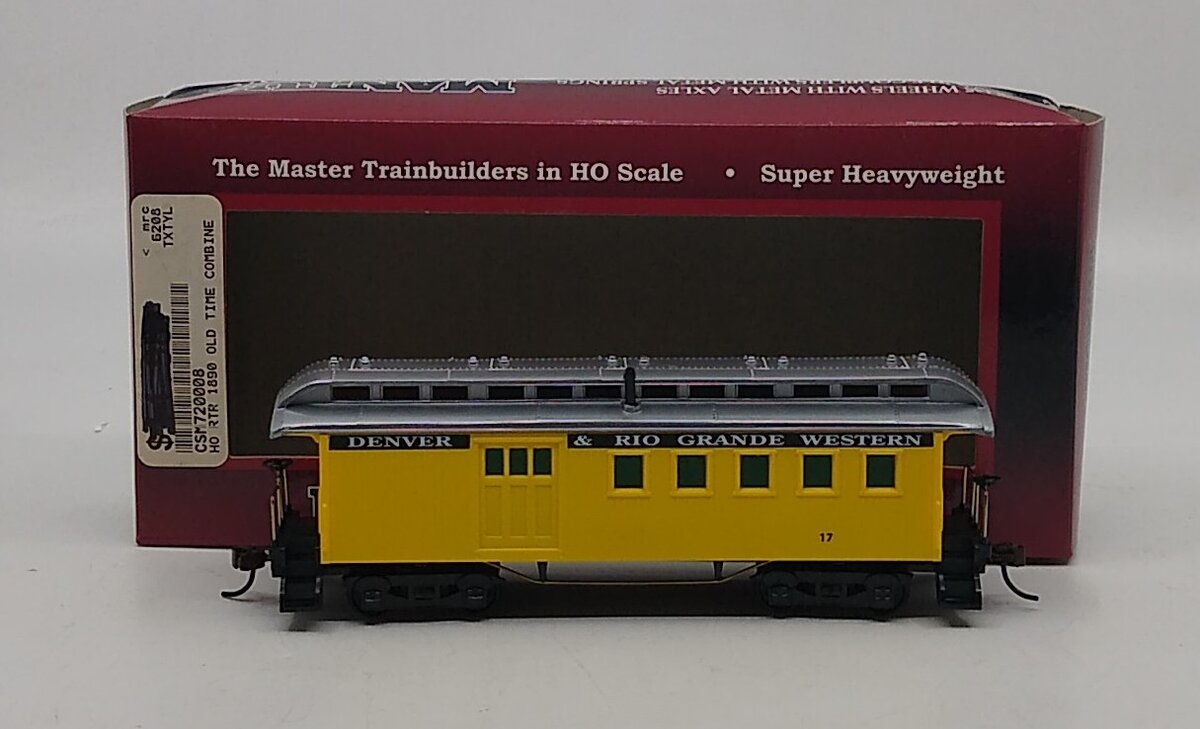 Mantua 720008 HO Denver Rio Grande Western Combine Passenger #17
