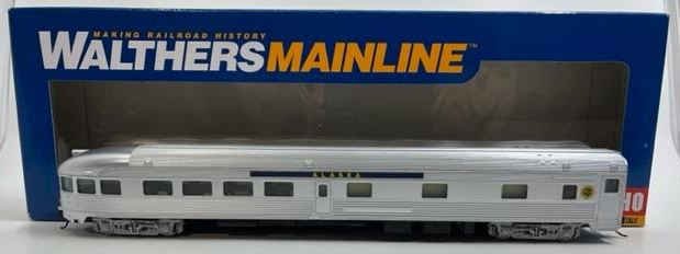 Walthers 910-30360 HO Scale Alaska Railroad 85' Budd Observation Car