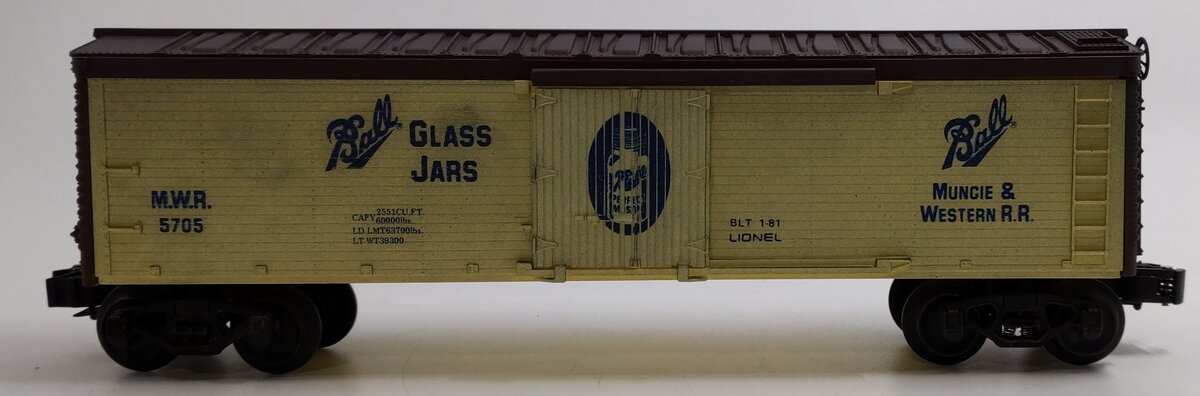 Lionel 6-5705 O Gauge Ball Glass Jars Woodside Reefer