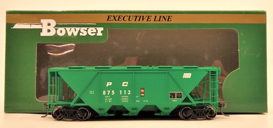 Bowser 40980 HO Scale Penn Central H30 Hopper Car #875113