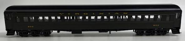 Atlas 20004871 HO Scale Virginian Paired Window Coach Car #203