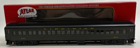 Atlas 20004871 HO Scale Virginian Paired Window Coach Car #203