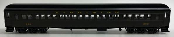 Atlas 20004871 HO Scale Virginian Paired Window Coach Car #203