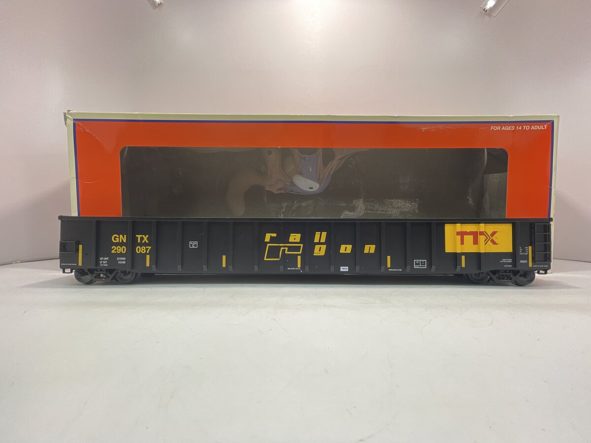 Lionel 6-84832 O GNTX 66' Mill Gondola Railgon #290087
