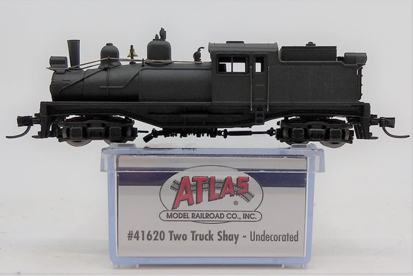 Atlas 41620 N Undecorated Two Truck Shay – Trainz