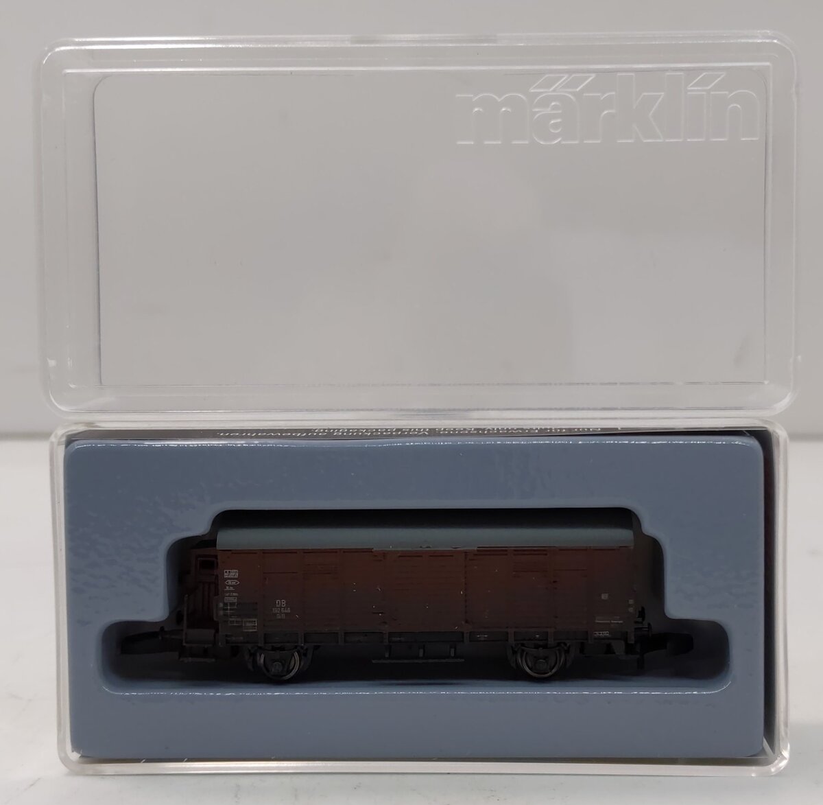 Marklin 82264 Z German Federal RR DB Type Gl 11 Boxcar w/Brakeman's Platform #1