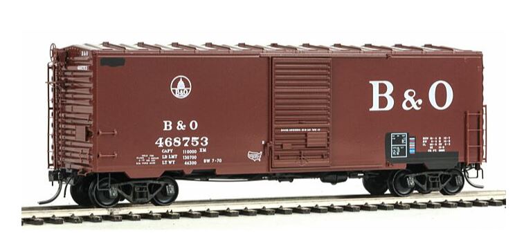 Kadee 4530 HO Scale Baltimore & Ohio 40' PS-1 Boxcar #468753
