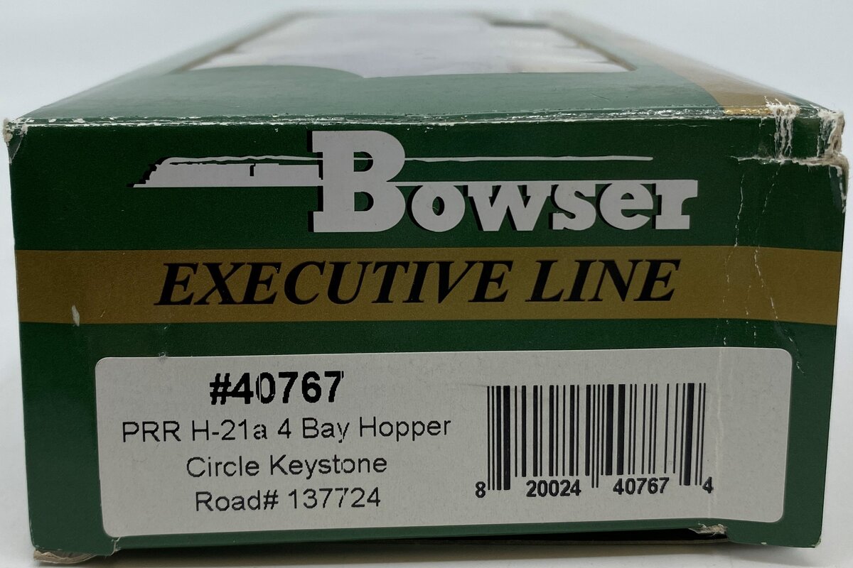 Bowser 40767 HO Pennsylvania Railroad H21a 4-Bay Hopper #137724