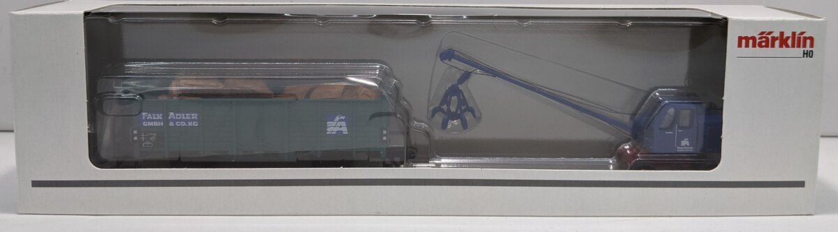 Marklin 48115 HO Scale 2015 Museum Gondola & Crane Set