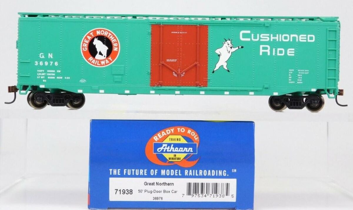 Athearn 71938 GN 50' SS Plug Door Boxcar #36976