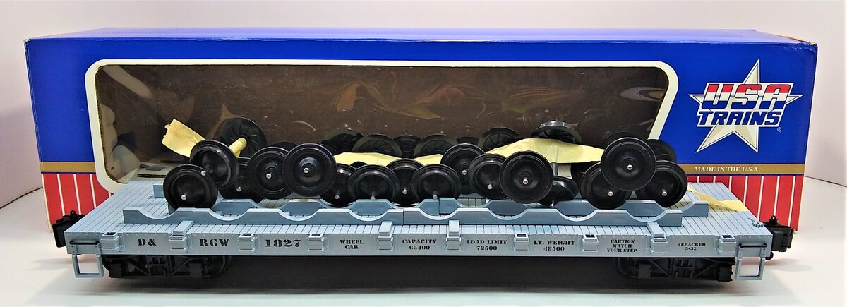 USA Trains R1882 G Denver & Rio Grande Western Gray Wheel Car