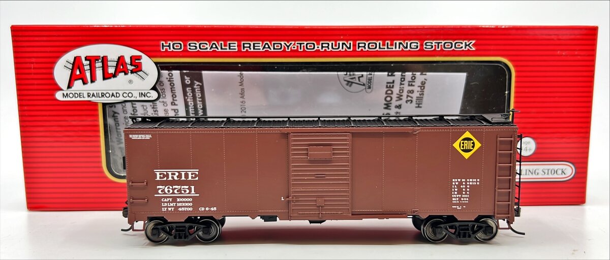 Atlas 20003577 HO Erie 1932 ARA 40' Steel Boxcar #76751