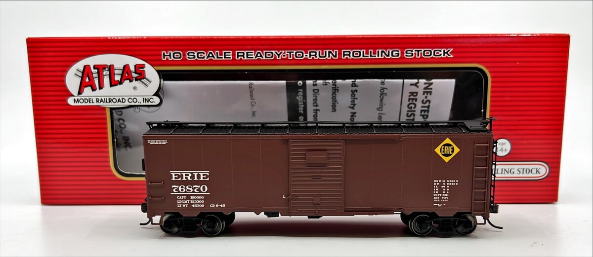 Atlas 20003578 HO Erie 1932 ARA 40' Steel Boxcar #76870