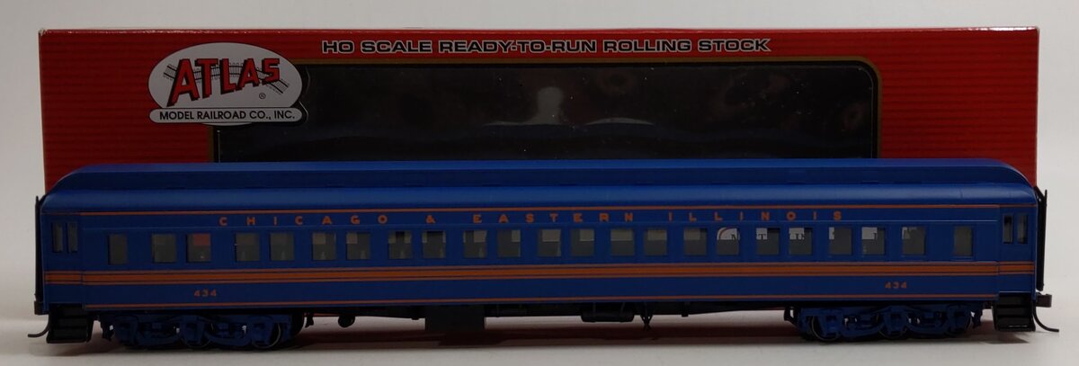Atlas 20004972 HO Scale Chicago & Eastern Illinois Paired Window Coach #434