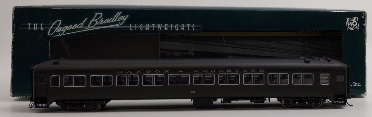 Rapido Trains 109056 HO Bangor & Aroostook Osgood-Bradley 10-Window Coach #150