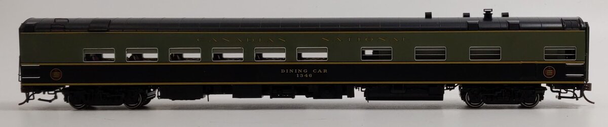 Rapido Trains 124003 HO Canadian National 1954 Scheme Lightweight Diner #1346