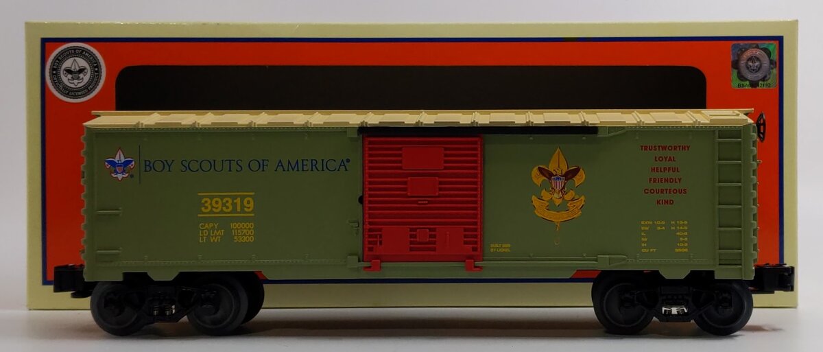 Lionel 6-39319 O Gauge Boy Scouts of America Box Car