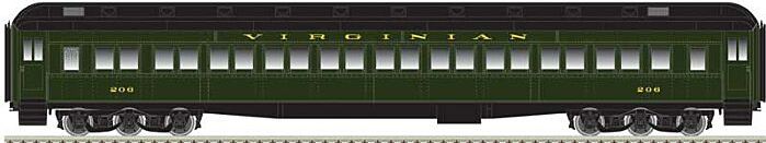 Atlas 20004872 HO Scale Virginian Paired Winodw Coach #206