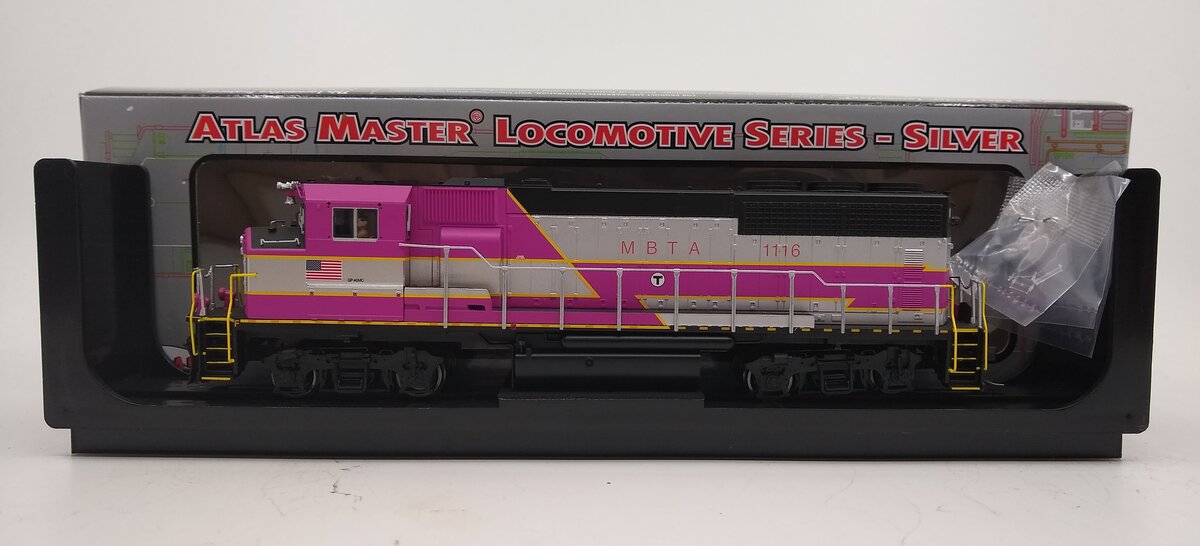 Atlas 10002735 HO MBTA+ GP40-2(W) Silver Series Diesel Locomotive #1116