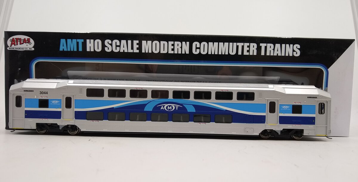 Atlas 20004467 HO AMT Multi-level Commuter Trailer #3044