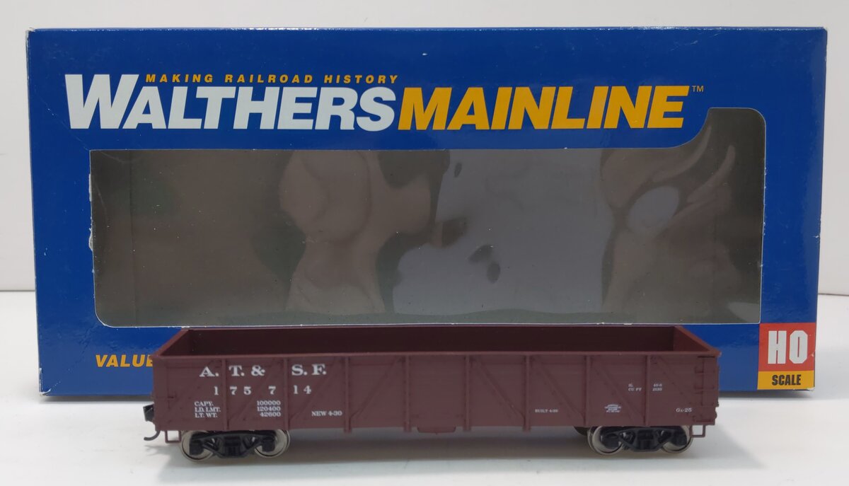 Walthers 910-5651 HO Santa Fe 40' 50-Ton Drop Bottom Gondola #175714