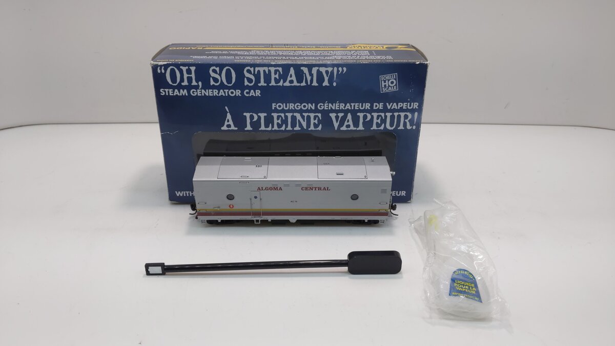 Rapido Trains 107162 HO Algoma Central Steam Generator Car #75