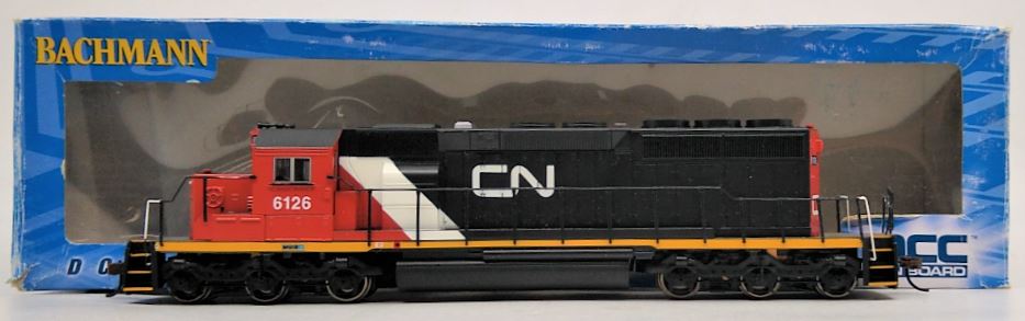 Bachmann 60909 HO Canadian National EMD SD40-2 Powered Locomotive w/DC #6126