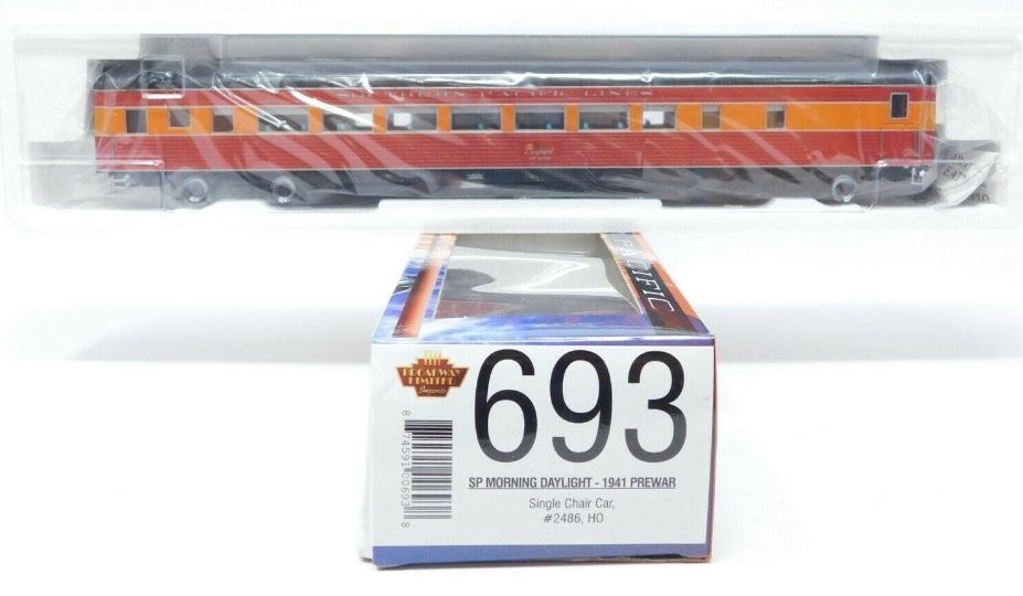 Broadway Limited 693 HO Southern Pacific Morning Daylight Passenger Car #2486