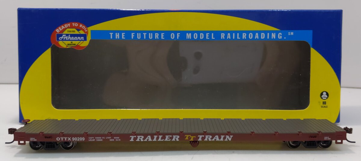 Athearn 97812 HO Trailer Train 60' Flat Car #90209
