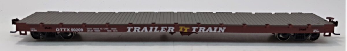 Athearn 97812 HO Trailer Train 60' Flat Car #90209
